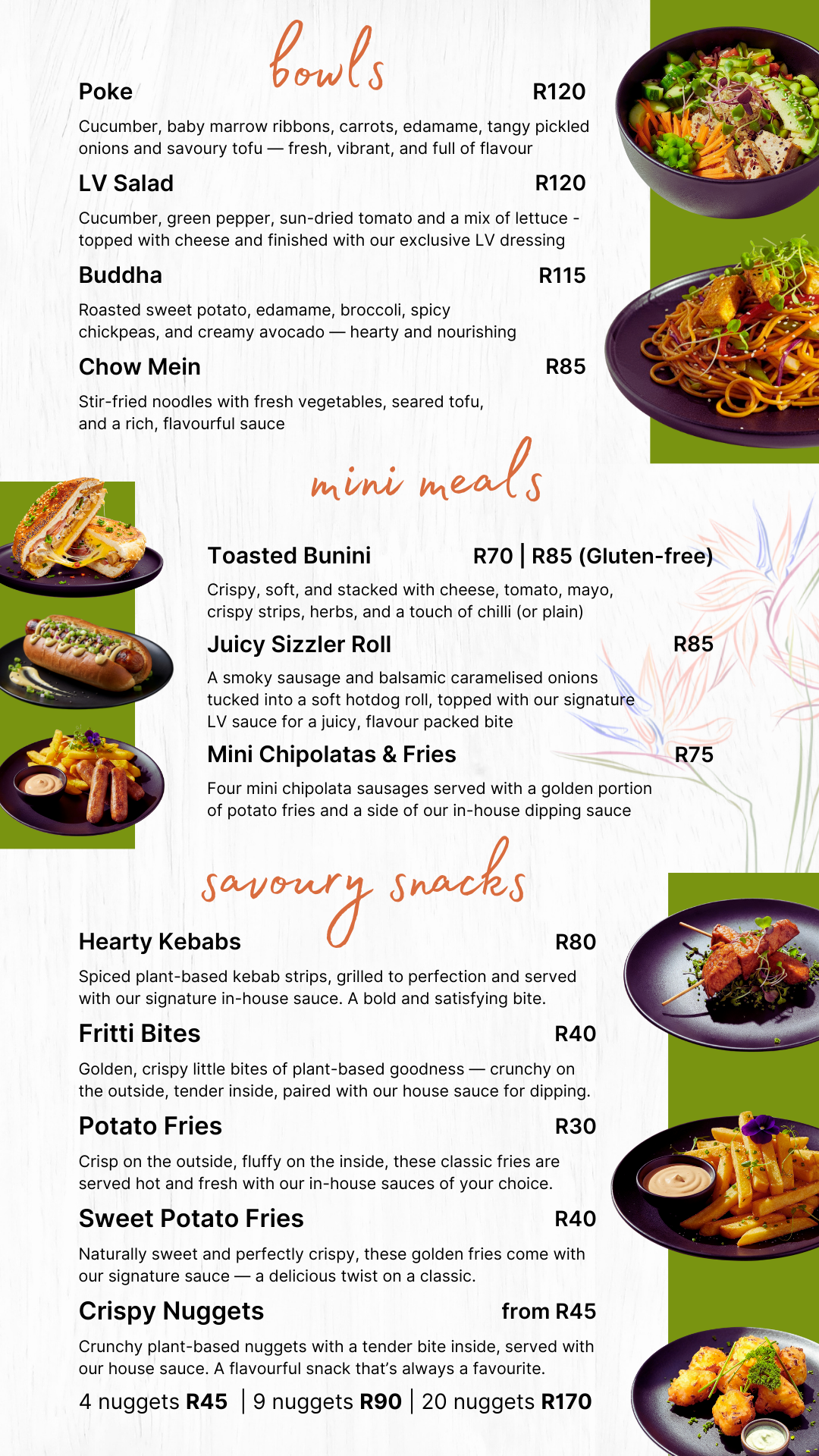Lekker Vegan Menu - Page 2